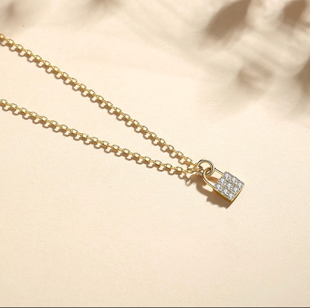 Lock Pendant Necklace